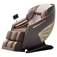 英国sweetclean太空豪华舱全身多功能语音LS机械手全自动（血氧心率检测）按摩椅YK-699S经典棕