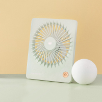 卡蛙USB桌面无极风风扇 (充电款）KW-MF300J绿色