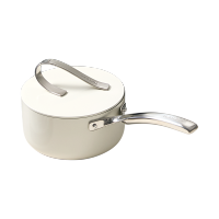 温仑山自由丝带系列不粘奶锅18cm 白色 A-VP-1MNG01