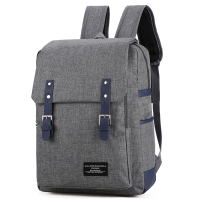 WRC个性复古差旅双肩包W-0801 灰色