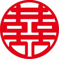 婚庆结婚用品静电喜字贴20张装-30#27cm-经典圆喜G065-经典圆喜G065