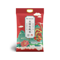 稻梁菽 五常有机稻花香大米有机红色袋装 2.5kg