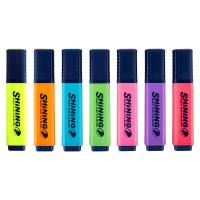 宝克(baoke)MP4904荧光笔黄色 10支/盒-