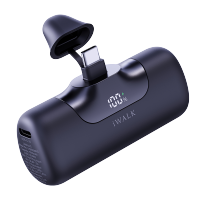 爱沃可/iWALK LPB5500PC 22.5W口袋充电宝5代移动电源 黑色