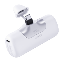 爱沃可/iWALK LPB5500PC 22.5W口袋充电宝5代移动电源 白色