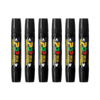 宝克(baoke) MK870 POP双头唛克笔（6+12mm）黑色 6支/小盒