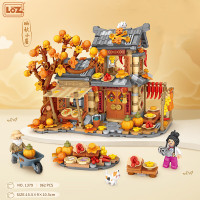LOZ 俐智积木潮品礼物晒秋小屋1379