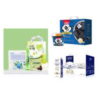 蒙牛/生和堂/六神 夏日清凉套装(纯牛奶250ml×12盒、龟苓膏冰糖菊花味208g*8杯、六神清凉套装)