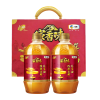 中粮福临门传承 土榨花生油礼盒 1.8L*2