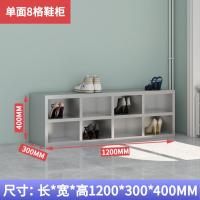 不锈钢鞋柜单位员工多格鞋柜换鞋凳储物收纳柜无菌柜鞋柜-【加厚款】单面8格*优质201不锈钢