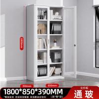 钢制储物柜铁皮柜-通玻文件柜;常规款