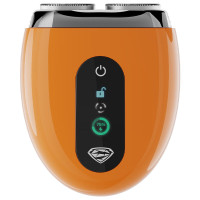 超人 出差旅行便携式双头水洗剃须刀HS295-橙色