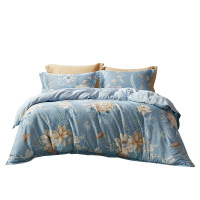 富安娜 床上用品纯棉四件套-金蕊玉露203*229cm