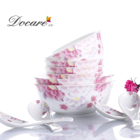 朵彩浪漫情怀10头骨质瓷餐具DC-1000J