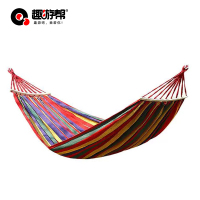 趣游帮 户外便携式单人帆布吊床(Y101)
