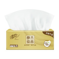 清风(APP)抽纸丝柔 4 层 90 抽*6 包 S 码 卫生纸巾 餐巾纸抽 新老包装交替发货