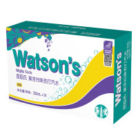 屈臣氏 (Wats ons)苏打水莫吉托味低糖 0 脂饮 料汽水 330mL*24 罐整箱