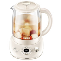 苏泊尔（SUPOR）养生壶1.5L花茶壶 电水壶烧水壶开水壶保温煮茶壶玻璃电茶壶 SW-15Y28