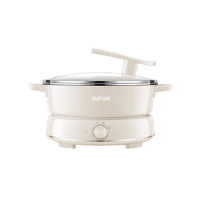 苏泊尔（SUPOR）多功能锅家用电火锅6L大容量电煮锅电炒锅分体式设计2000W3档火力一机多能煮火锅专用锅H30YK