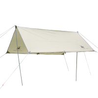 徽羚羊云沐户外大号露营野营天幕便携遮阳棚 涂银 3*4.5m 流沙金HLY-TMDZ-2301