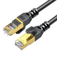 万兆户外八类网线cat8纯铜屏蔽网络线加粗线身网络设备接口八类网络跳线网络级款;1m