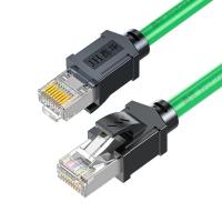 晶华 六类双屏蔽成品网线 工业级高柔CAT6无氧铜网线拖链千兆六类双屏蔽高柔线;1m