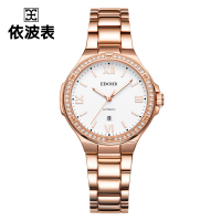 依波表 EBOHR36593428依波（EBOHR）手表大师系列玫金色女士机械表钢带3659342836593428