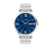 依波手表简约时尚石英机芯手表 蓝面钢带70320114男款蓝面钢带70320114男款