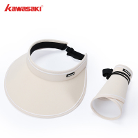 川崎防晒冰袖空顶帽组合套装 白色