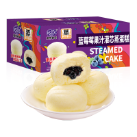 港荣 蓝莓果汁灌芯 蒸蛋糕 480g