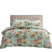 富安娜(FUANNA) 713102949 磨毛四件套花漾年华 203*229cm