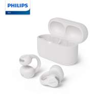 飞利浦 TAQ2000 开放式耳夹真无线耳机 白色 蓝牙5.4