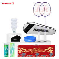 川崎 羽毛球拍运动户外套装 UNITE Power-001 红色礼盒装-（套装20）