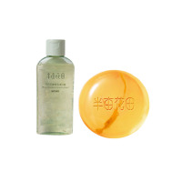 半亩花田 组合 苦参净螨皂+茉莉花瓣香氛沐浴露 100g+100g