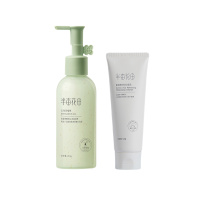 半亩花田 组合 去角质啫喱清洁毛孔去死皮+氨基酸清润洁面乳 150g+120g