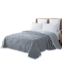 FAUNEN 芳恩 FN-T9020 塔芙绒提花毯 蝴蝶-雾蓝 150×200cm 毯重：790g