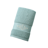 CARESEEN 康尔馨 A10221301460311 希尔顿布莱恩面巾蓝绿色（单条装） 75*40*200g*1