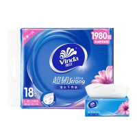 维达 VINDA V2288A 超韧S码抽纸 110抽18包*1提