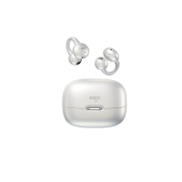 爱国者 CA05 Plus （aigo)TWS蓝牙耳机耳夹式降噪不入耳骨传导 月光白