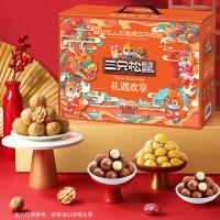 【三只松鼠】 礼遇欢享约1618g (1378g+240ml)