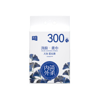 简柔 HM-011 平纹抽取洗脸巾 300抽/包*1包