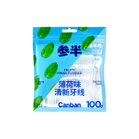 参半 KQ-YX-0011 果味牙线100支 薄荷
