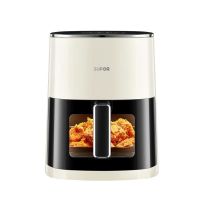 苏泊尔（SUPOR）空气炸锅 家用6L大容量 可视 不用翻面 蒸汽嫩炸 大功率 液晶触控智能多功能电炸锅KD60D79