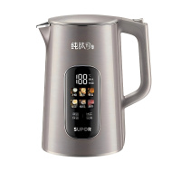 苏泊尔（SUPOR）电水壶 纯钛一体无缝内胆 烧水壶1.7L家用电热水壶 煮茶壶 彩钢外壳双层隔热防烫 SW-17S6