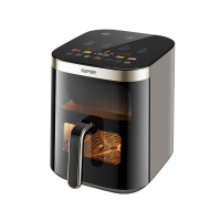 苏泊尔 KD63Y92 空气炸锅免翻面家用全自动龙卷风大风量 远红外可视大容量 炸烤一体空炸 远红外大风量+双可视 6