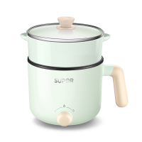 苏泊尔（SUPOR）ZMD安心系列 -600W 不沾内锅 蒸炖煮涮 极简旋钮 2档火力 电煮锅 H12YK29