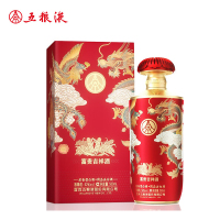 五粮液 富贵吉祥金装 浓香型纯白酒礼盒52度 500ml-