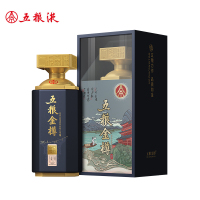 五粮液 五粮金樽 蓝樽 浓香型白酒 52度 500ml