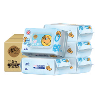 清风 纯水湿巾60片*5包/箱（BWB60CE）ZC -