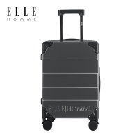 ELLE HOMME EH19272061 防撞包角拉链款拉杆箱 20寸古典灰